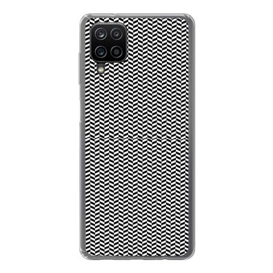 Handyhülle Samsung Galaxy A12 Silikonhülle Schutzhülle Handy Hülle Abstrakt - Muster