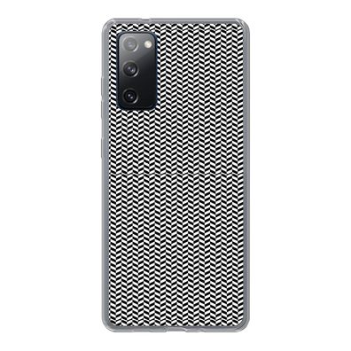 Handyhülle Samsung Galaxy S20 FE Silikonhülle Schutzhülle Handy Hülle Abstrakt - Must