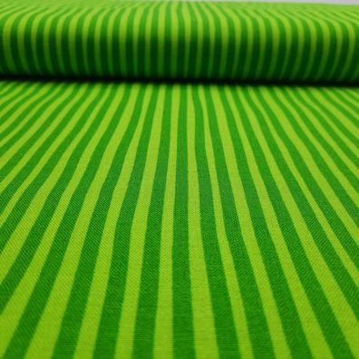 Webstoff " Streifen" grün/ intensiv grün