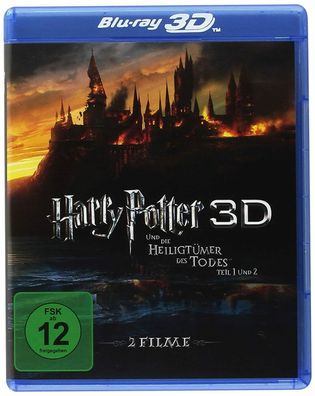 Harry Potter und die Heiligtümer des Todes 1 & 2 3D Blu-Ray Filme ab 12 Jahren
