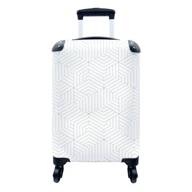 Koffer Reisekoffer - 35x55 cm Abstrakt - Muster - Gestaltung - Linie