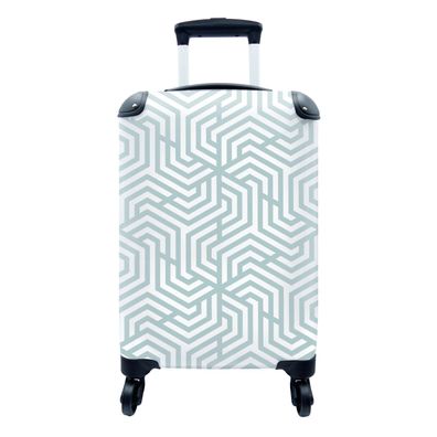 Koffer Reisekoffer - 35x55 cm Muster - Abstrakt - Dreieck - Geometrie