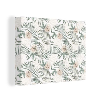 Leinwandbilder - Wanddeko 40x30 cm Monstera - Palmenblatt - Dschungel - Tropisch