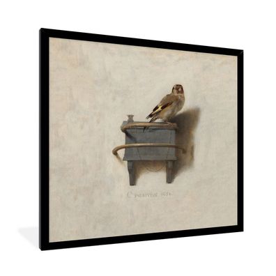 Poster Bilder - 40x40 cm Kochgeschirr - Der Stieglitz - Gemälde - Fabricius