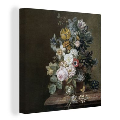 Leinwandbilder - Wanddeko 50x50 cm Blumen - Eelke Jelles Eelkema - Alte Meister