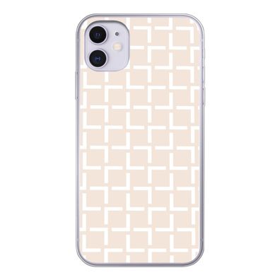 Handyhülle iPhone 11 Silikonhülle Schutzhülle Handy Hülle Design - Linie - Muster - B