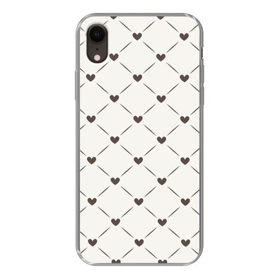 Handyhülle iPhone XR Silikonhülle Schutzhülle Handy Hülle Design - Geometrie - Muster