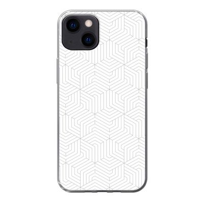 Handyhülle iPhone 13 Silikonhülle Schutzhülle Handy Hülle Abstrakt - Muster - Gestalt