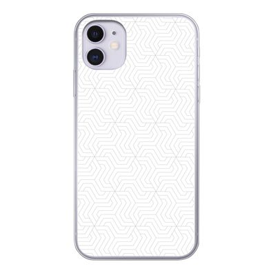 Handyhülle iPhone 11 Silikonhülle Schutzhülle Handy Hülle Muster - Linie - Gestaltung