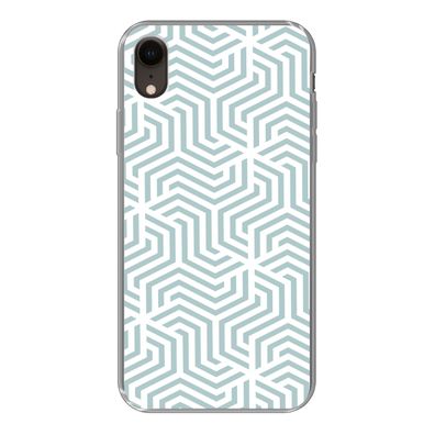 Handyhülle iPhone XR Silikonhülle Schutzhülle Handy Hülle Muster - Linie - Design - G