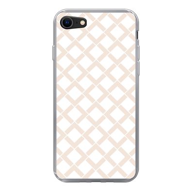 Handyhülle iPhone 8 Silikonhülle Schutzhülle Handy Hülle Linie - Geometrie - Muster -