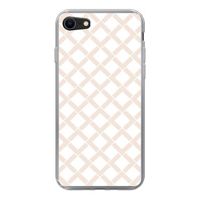 Handyhülle iPhone 7 Silikonhülle Schutzhülle Handy Hülle Linie - Geometrie - Muster -