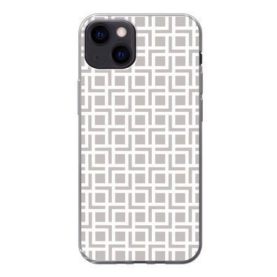 Handyhülle iPhone 13 Silikonhülle Schutzhülle Handy Hülle Gestaltung - Linie - Muster