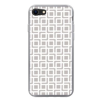 Handyhülle iPhone 7 Silikonhülle Schutzhülle Handy Hülle Gestaltung - Linie - Muster
