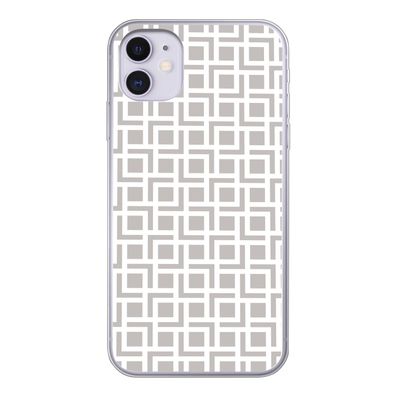 Handyhülle iPhone 11 Silikonhülle Schutzhülle Handy Hülle Gestaltung - Linie - Muster