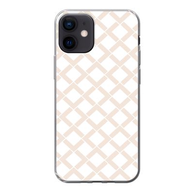 Handyhülle iPhone 12 Silikonhülle Schutzhülle Handy Hülle Linie - Geometrie - Muster