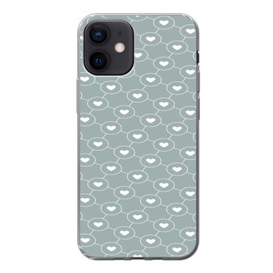 Handyhülle iPhone 12 Silikonhülle Schutzhülle Handy Hülle Design - Geometrie - Muster