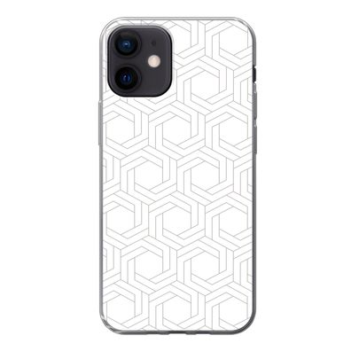 Handyhülle iPhone 12 Silikonhülle Schutzhülle Handy Hülle Design - Geometrie - Muster