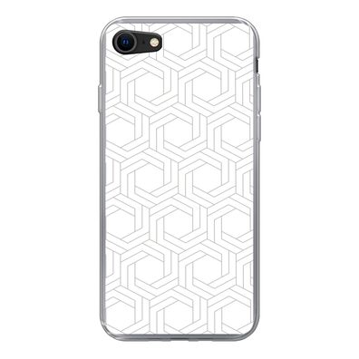 Handyhülle iPhone SE 2020 Silikonhülle Schutzhülle Handy Hülle Design - Geometrie - M