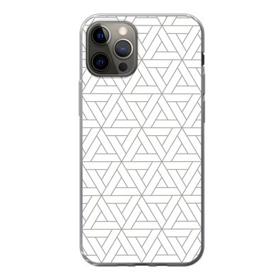 Handyhülle iPhone 13 Pro Silikonhülle Schutzhülle Handy Hülle Design - Linie - Muster