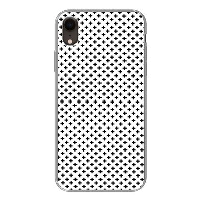 Handyhülle iPhone XR Silikonhülle Schutzhülle Handy Hülle Design - Linie - Muster - S
