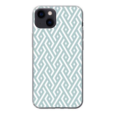 Handyhülle iPhone 13 Silikonhülle Schutzhülle Handy Hülle Muster - Abstrakt - Geometr