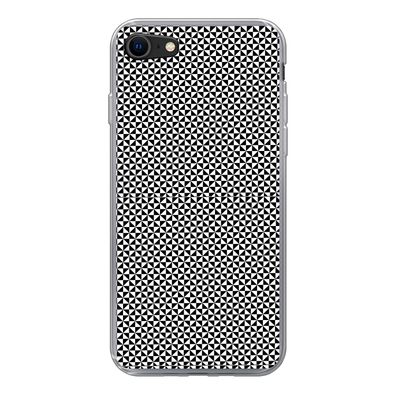 Handyhülle iPhone 7 Silikonhülle Schutzhülle Handy Hülle Gestaltung - Geometrie - Mus