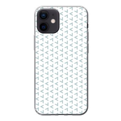 Handyhülle iPhone 12 Silikonhülle Schutzhülle Handy Hülle Geometrie - Muster - Abstra
