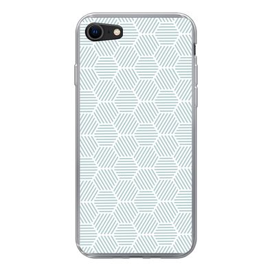 Handyhülle iPhone 7 Silikonhülle Schutzhülle Handy Hülle Abstrakt - Muster - Entwurf