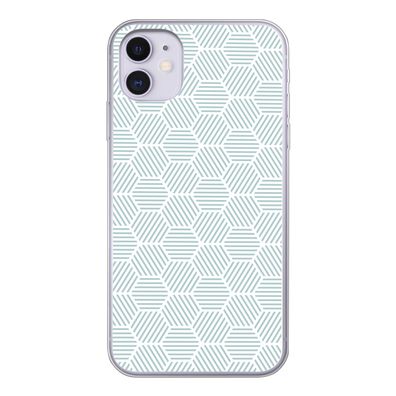 Handyhülle iPhone 11 Silikonhülle Schutzhülle Handy Hülle Abstrakt - Muster - Entwurf
