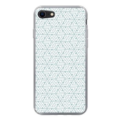 Handyhülle iPhone 7 Silikonhülle Schutzhülle Handy Hülle Muster - Linie - Design - Gr
