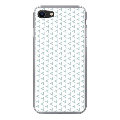 Handyhülle iPhone 8 Silikonhülle Schutzhülle Handy Hülle Geometrie - Muster - Abstrak