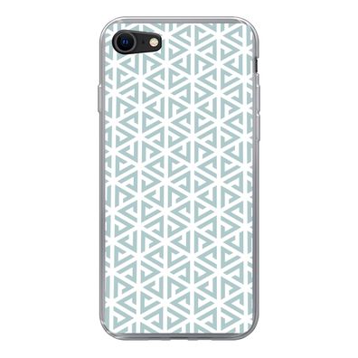Handyhülle iPhone 8 Silikonhülle Schutzhülle Handy Hülle Design - Geometrie - Muster