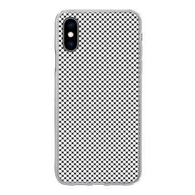Handyhülle iPhone X Silikonhülle Schutzhülle Handy Hülle Muster - Linie - Gestaltung