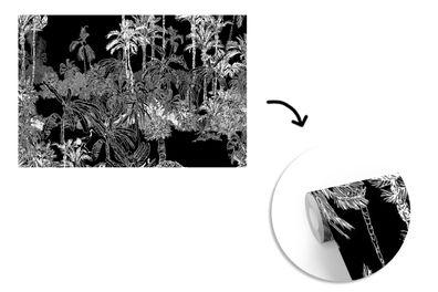 Tapete Fototapete - 330x220 cm Palme - Dschungel - Tropisch (Gr. 330x220 cm)