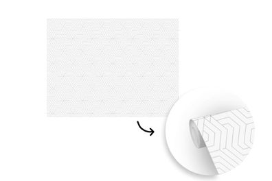 Tapete Fototapete - 375x300 cm Muster - Linie - Gestaltung - Farbe (Gr. 375x300 cm)