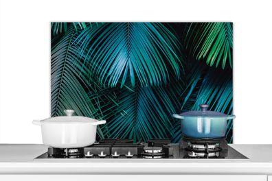 Spritzschutz Küchenrückwand - 90x60 cm Palmenblatt - Tropisch - Natur - Dschungel