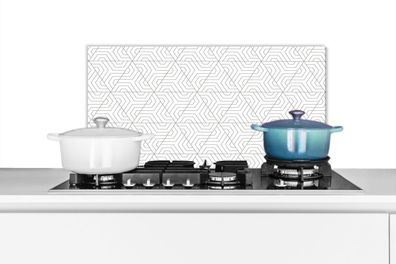 Spritzschutz Küchenrückwand - 60x30 cm Abstrakt - Muster - Entwurf - Dreieck
