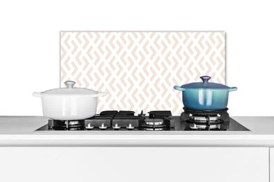 Spritzschutz Küchenrückwand - 60x30 cm Abstrakt - Muster - Gestaltung - Linie
