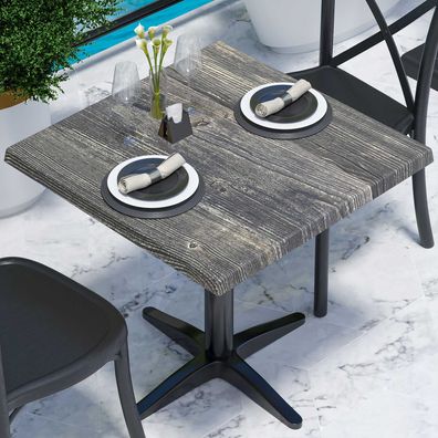 WERZA | Werzalit Tischplatte | 60x60cm | Rustikales Kiefer | Topalit Tischplatte