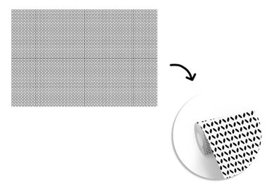 Tapete Fototapete - 420x280 cm Schwarz - Weiß - Geometrie - Muster - Abstrakt