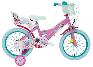 16 Zoll Kinder Mädchen Fahrrad Kinderfahrrad Kinderrad Rad Bike Disney MINNIE MOUSE