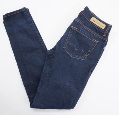 Calvin Klein Damen Jeans Slouchy Chino W30 L30 30/30 blau stonewash gerade F2212