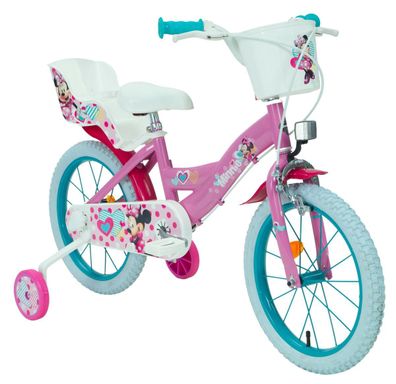 16" 16 Zoll Kinderfahrrad Fahrrad Mädchenfahrrad Disney Minnie Mouse Maus Bike