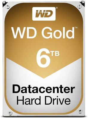 WD Gold Datacenter 6TB 3,5" Festplatte SATA III 7200U/ m 128MB Cache WD6002FRYZ