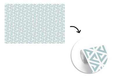 Tapete Fototapete - 390x260 cm Design - Geometrie - Muster - Dreieck (Gr. 390x260 cm)