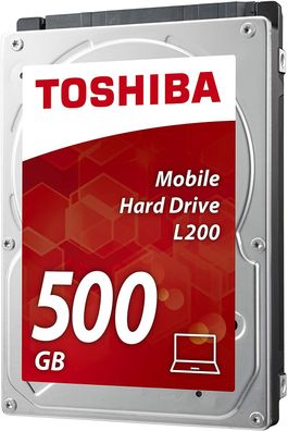 Toshiba L200 500 GB Interne Festplatte, (6,4 cm (2,5 Zoll), SATA) schwarz