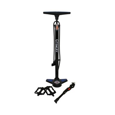 CMX® Fahrrad Set III Pedale Striker + Luftpumpe + Ständer einzeln