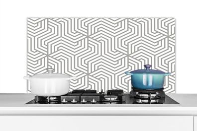 Spritzschutz Küchenrückwand - 100x50 cm Linie - Gestaltung - Geometrie - Muster