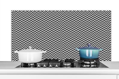 Spritzschutz Küchenrückwand - 120x60 cm Abstrakt - Muster - Gestaltung - Linie